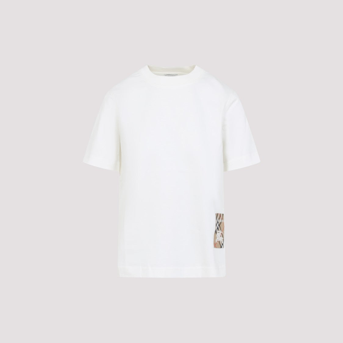 Burberry Chalk White Cotton T-Shirt