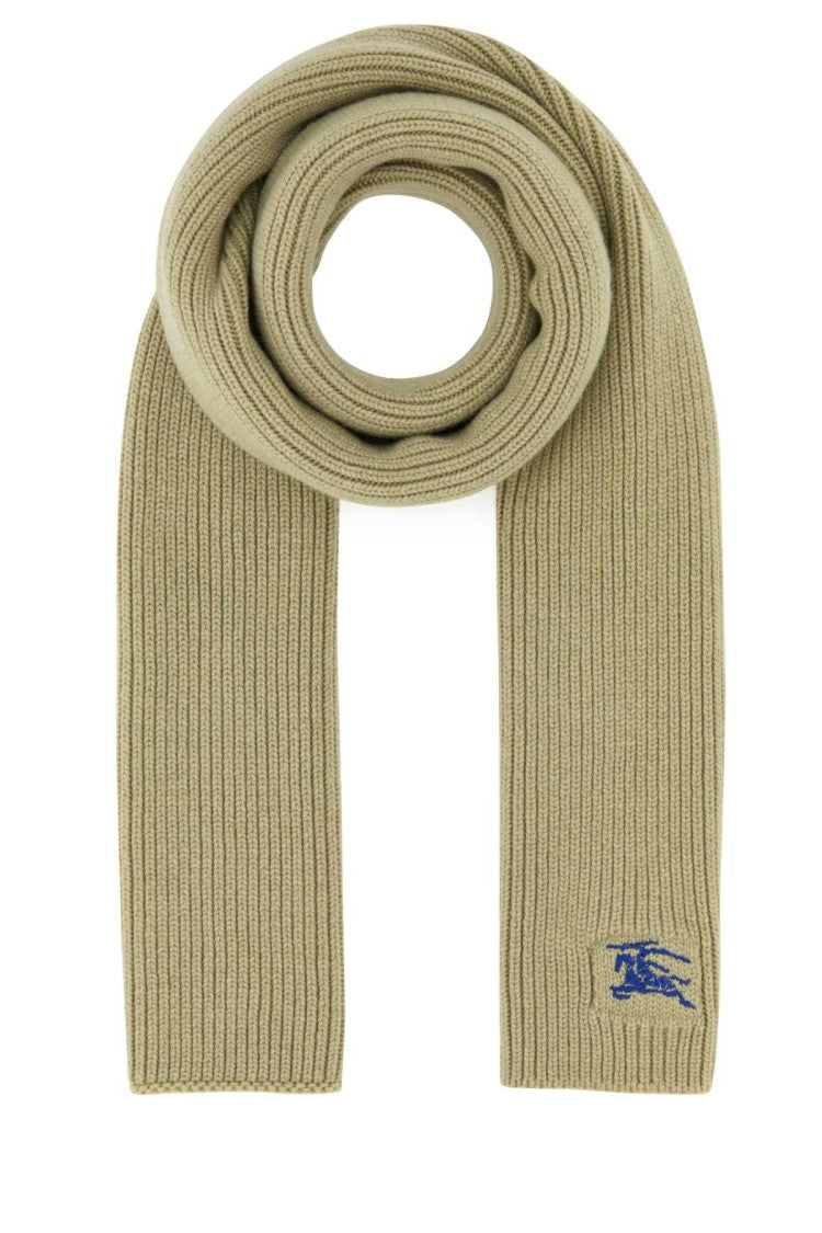 Burberry Khaki Cashmere Scarf