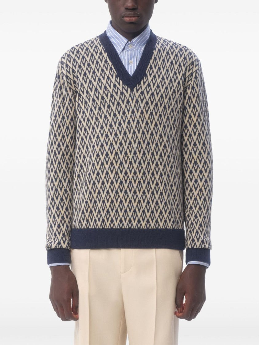 Valentino `Toute La V` Sweater