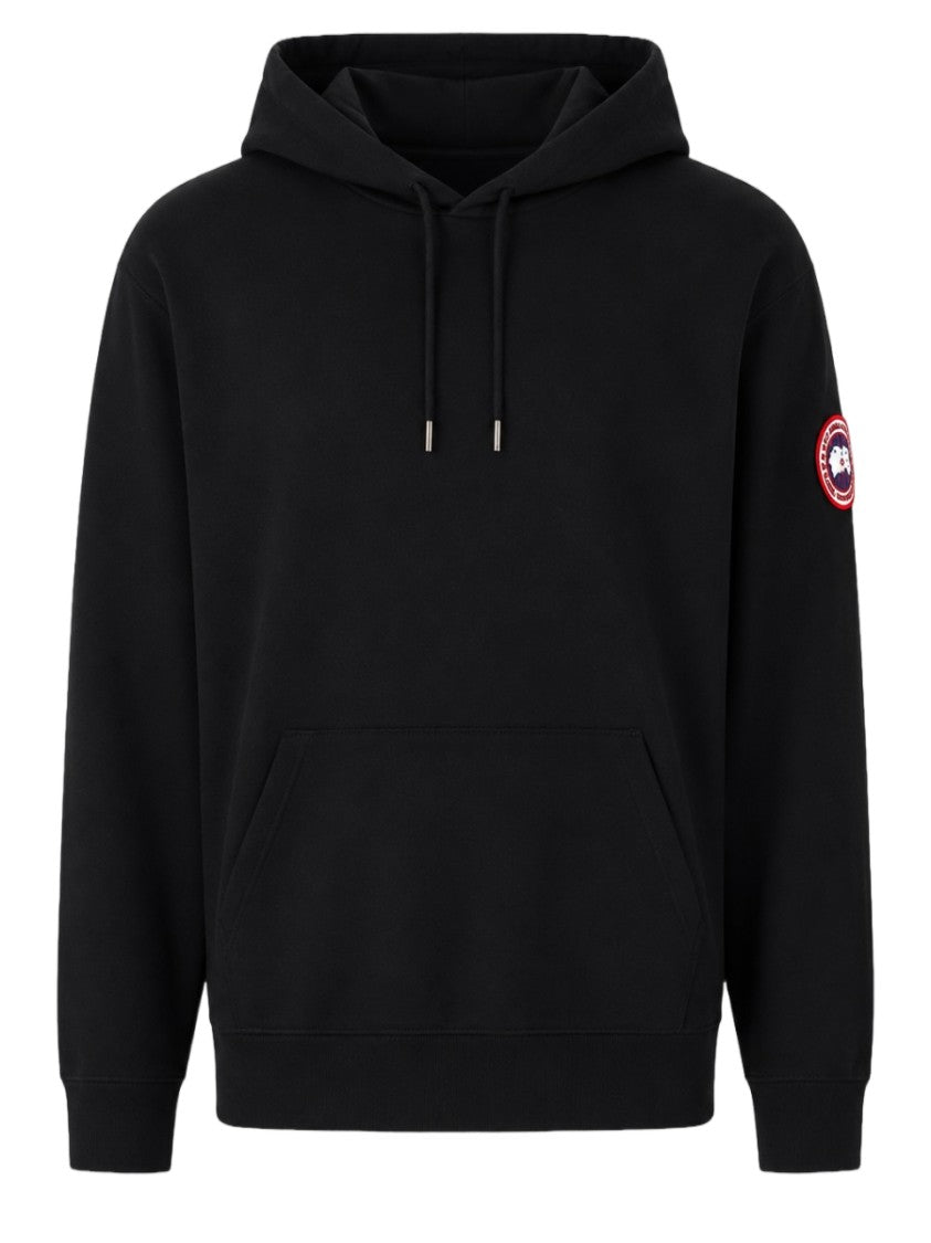 Canada Goose Patch Logo Drawstring Cotton Hoodie