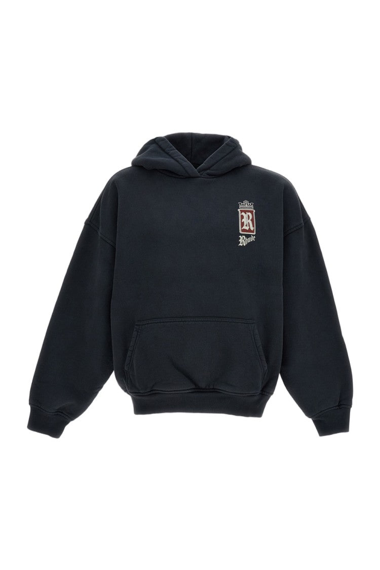 Rhude Black Fumar 91 Cotton Hoodie