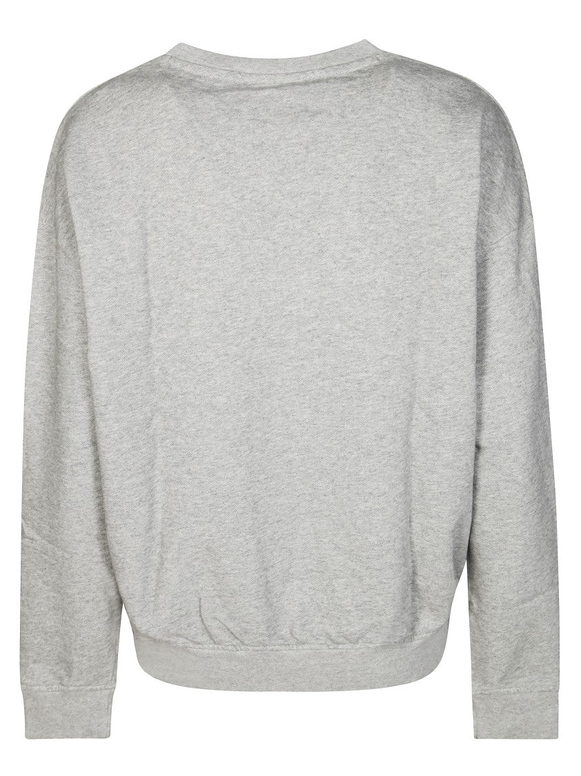 Ganni Oversized Sweatshirt With Playful Graphic Print