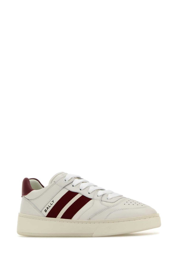 Bally White Leather Rebby Sneakers