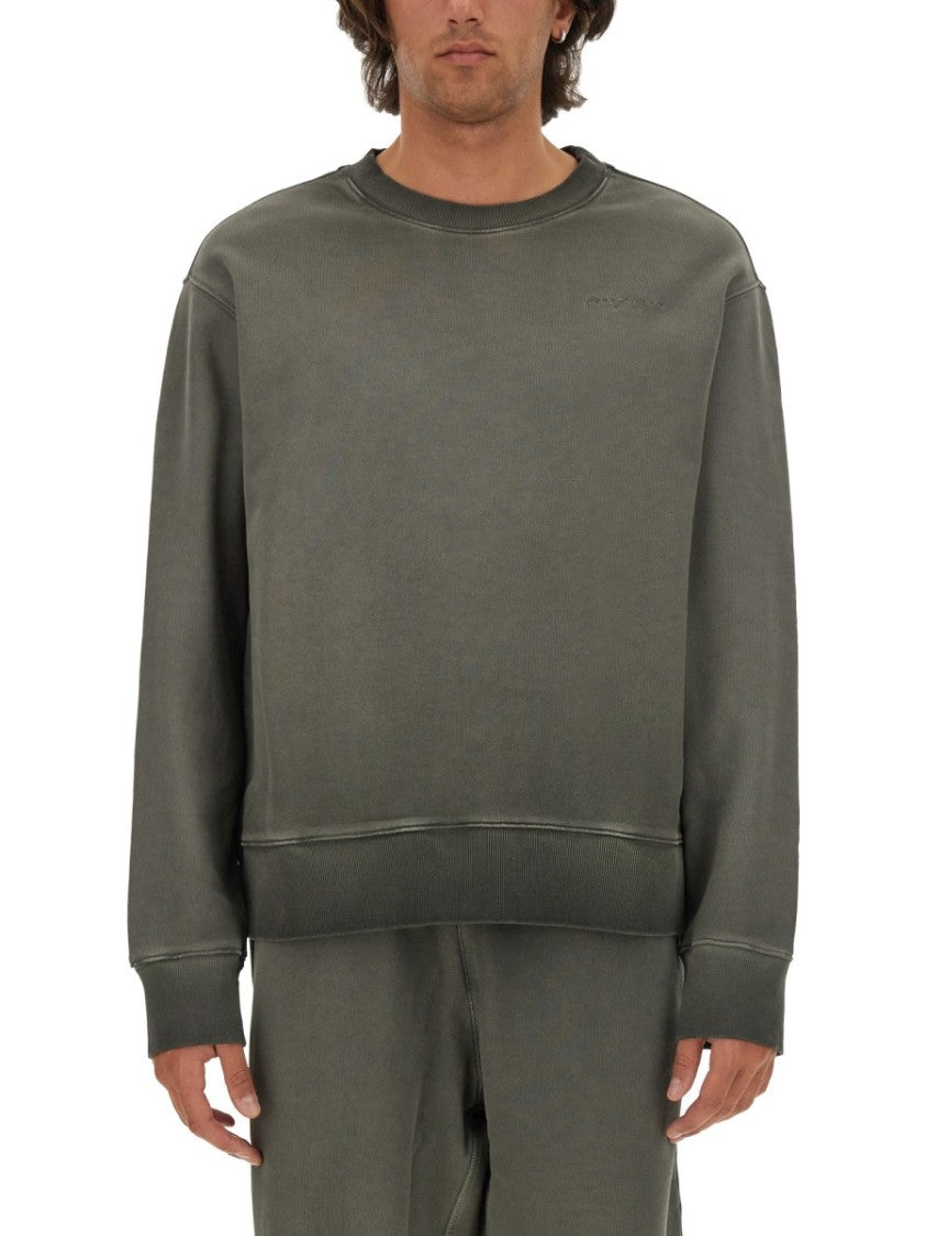 Msgm Washed Out Jersey Sweatshirt