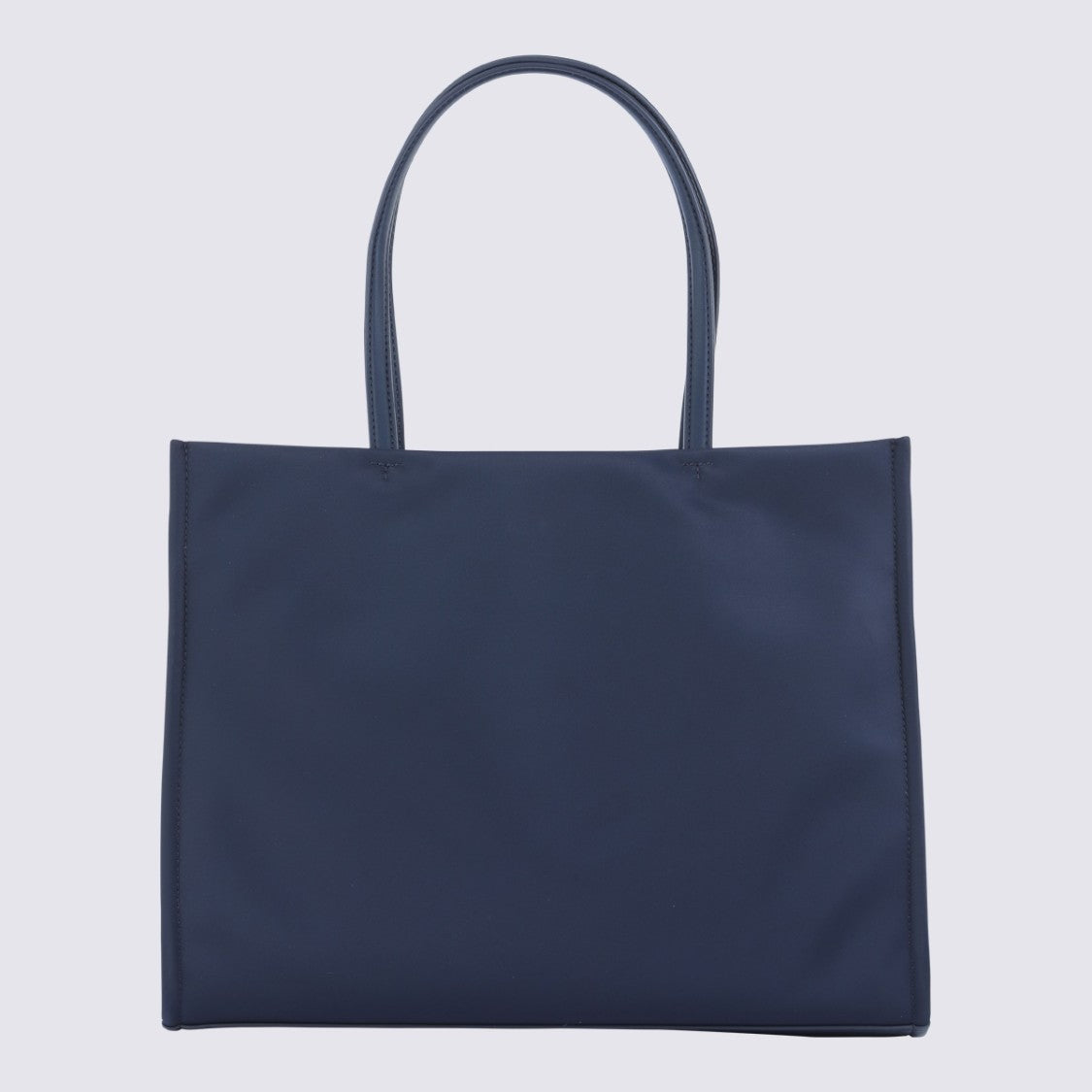 Tory Burch Structured Tote Bag With Embossed Logo And Matte Finish