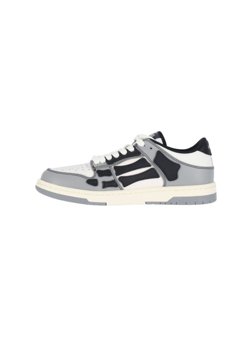 Amiri "Skel" Low-Top Sneakers In Multicolor Leather