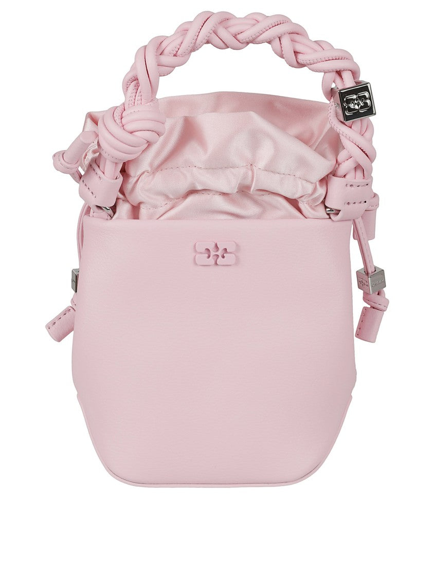 Ganni Braided Drawstring Bag