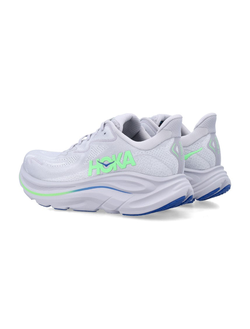 Hoka Lightweight Jacquard Running Sneakers With Reflective Accents
