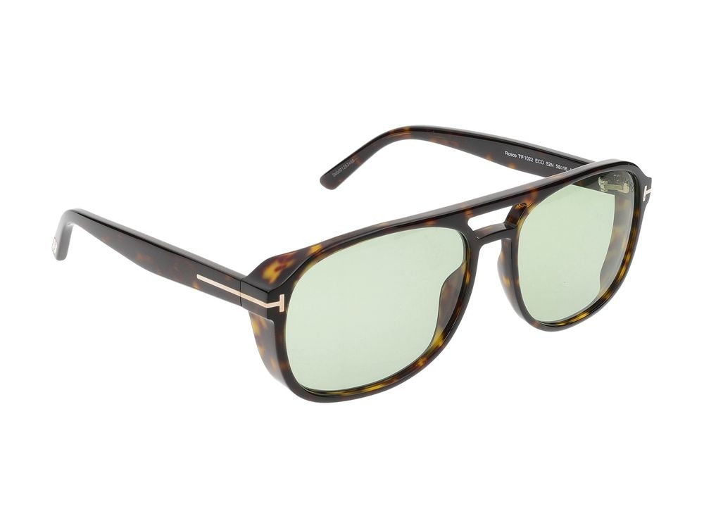 Tom Ford Tortoiseshell Bold Square Sunglasses