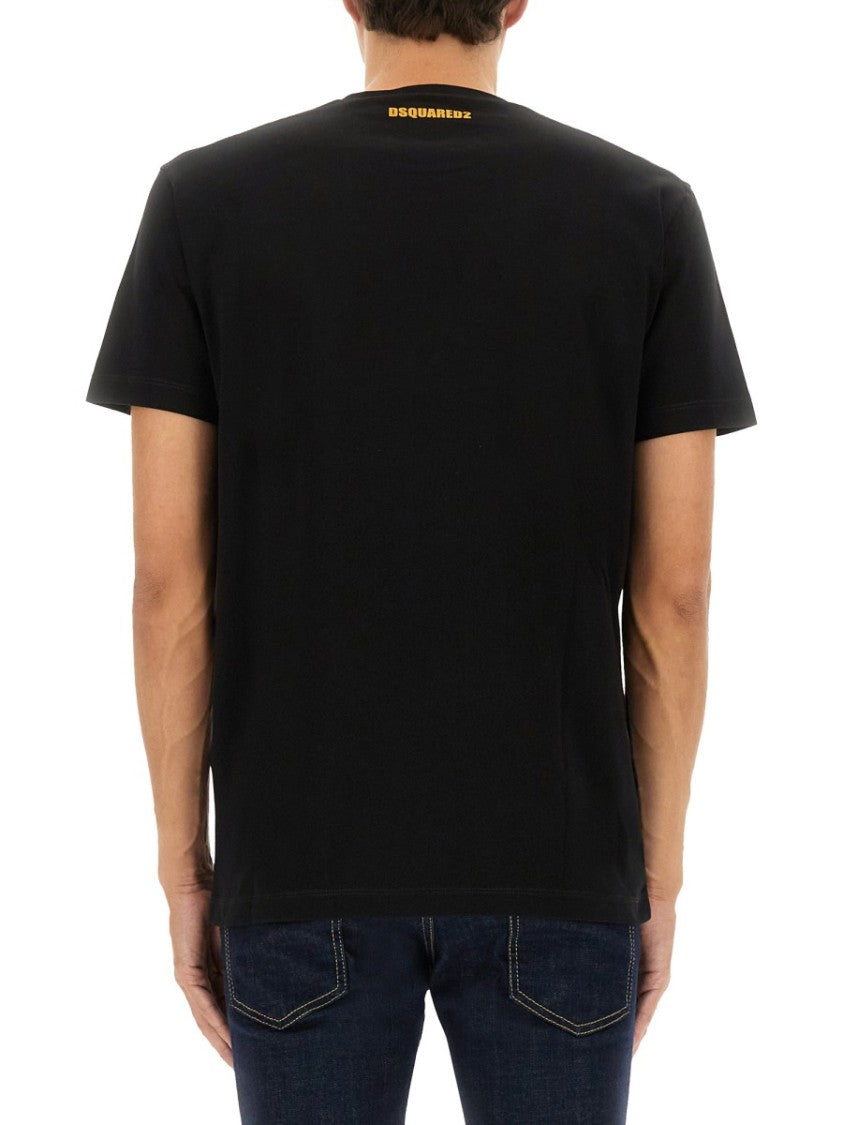 Dsquared2 Graphic Print T-Shirt With Crew Neckline
