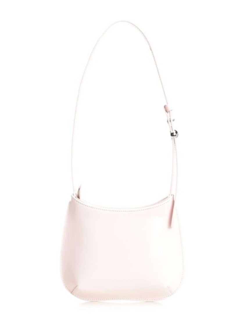 Jacquemus Pink Curved Shape Leather Shoulder Bag