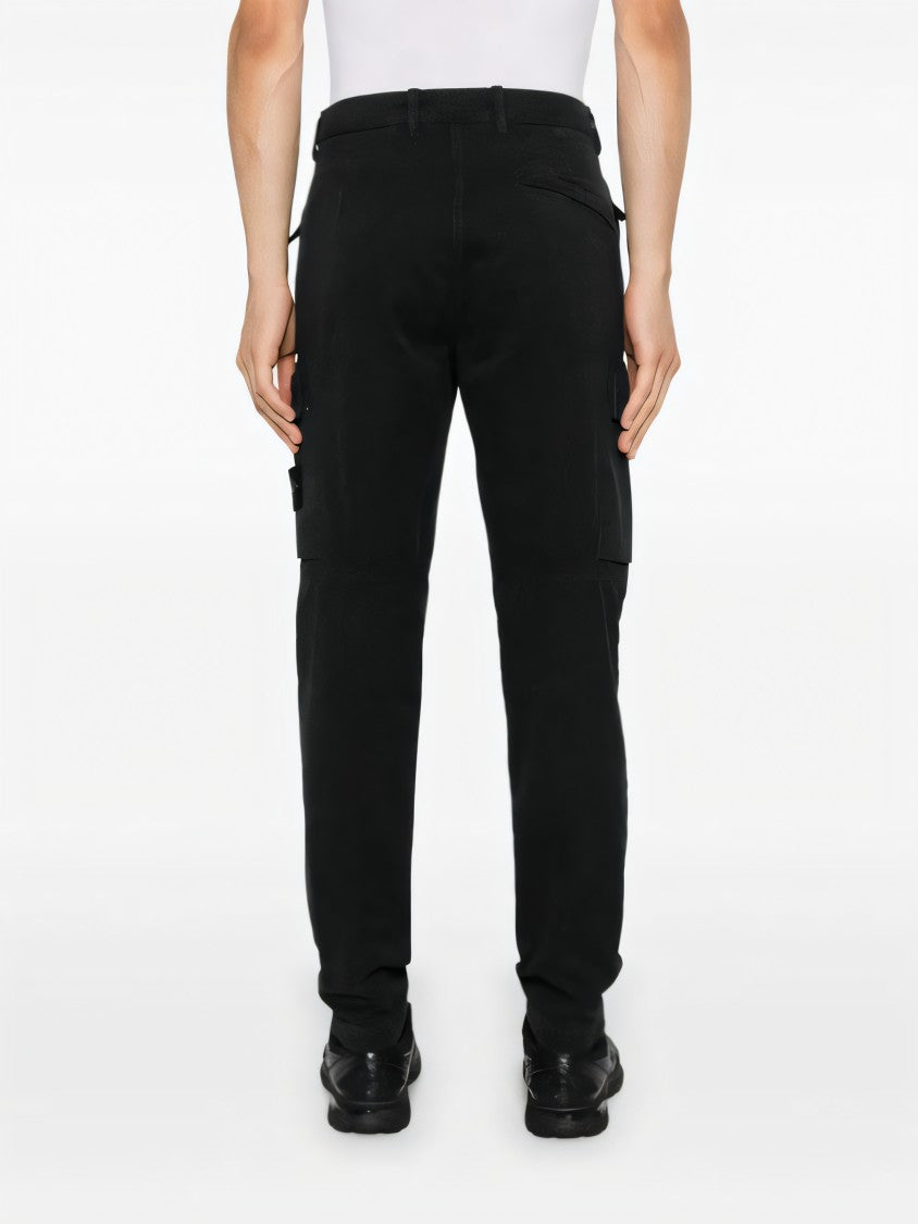 Stone Island Straight-Leg Cargo Pants With Flap Pockets