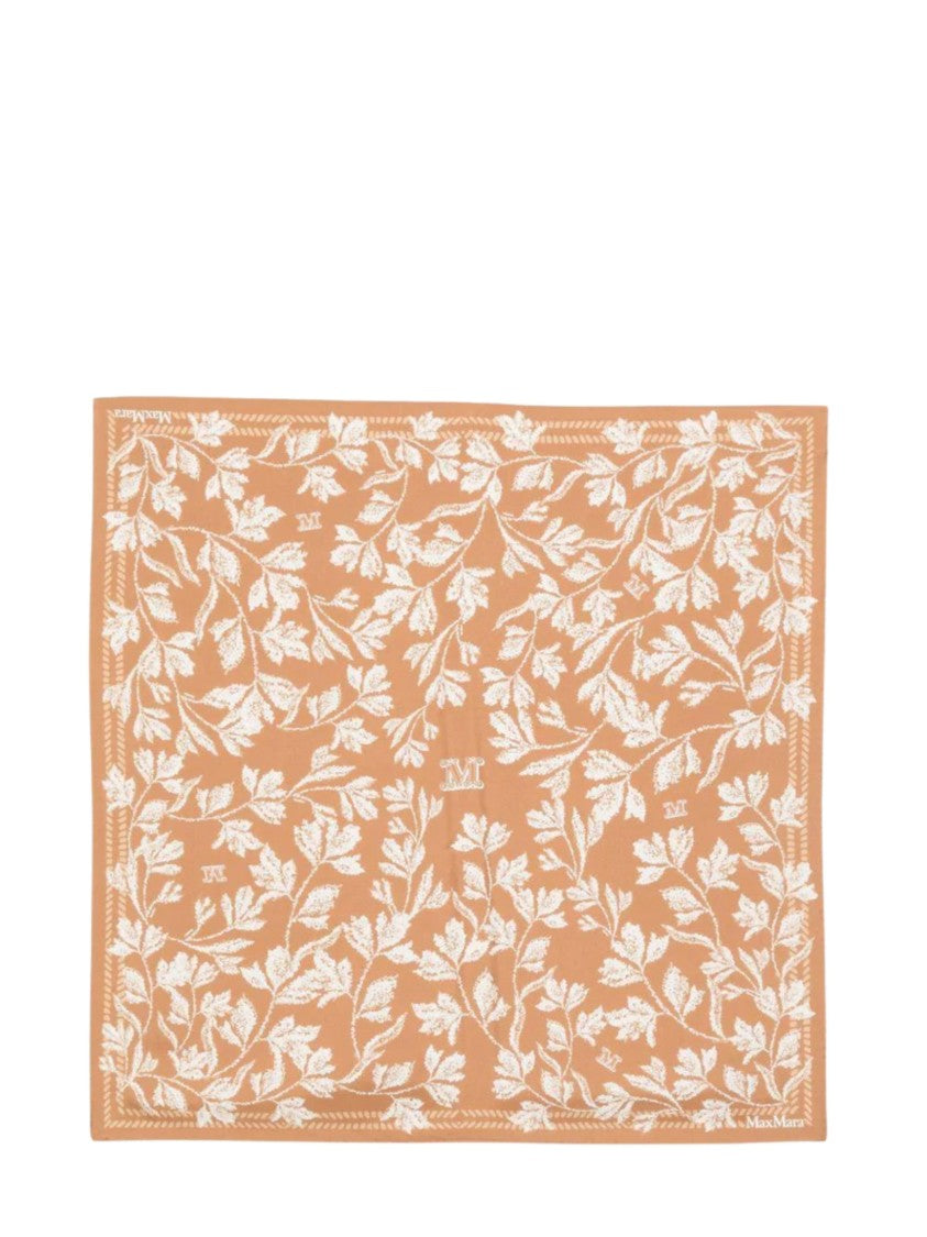 Max Mara Multicolor Eclectic Geometric Pattern Scarf