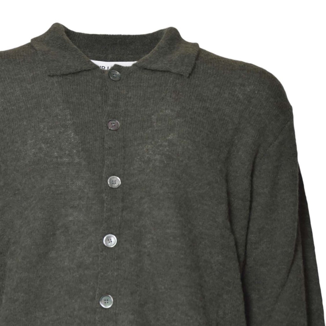 Our Legacy Button-Down Alpaca Wool Sweater With Ribbed Cuffs