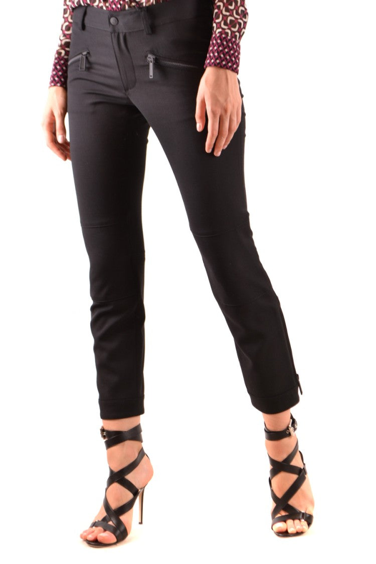 Dsquared2 Cropped Trousers With Zippered Pockets