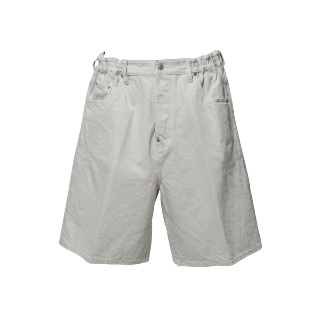 Dsquared2 Icon New Generation Surfer Bermuda In Cream Cotton