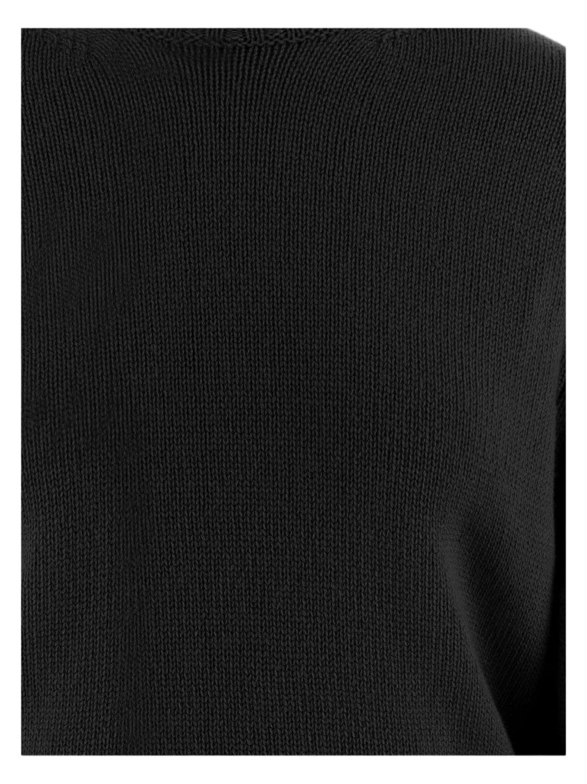 Oliver Lattughi Black Knit Cashmere Sweater