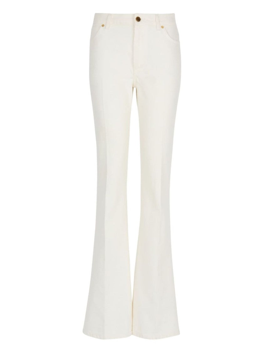Balmain High-Waisted Flared Trousers