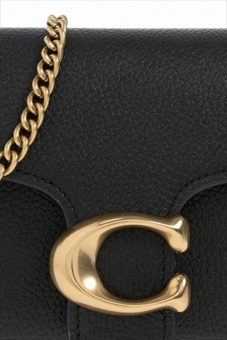 Coach Pebbled Texture Crossbody Bag With Gold-Tone Clasp