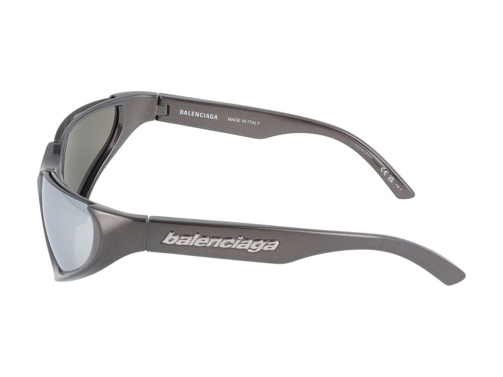 Balenciaga Sunglasses Bb0202s 002 Silver Silver Silver 64/16/130