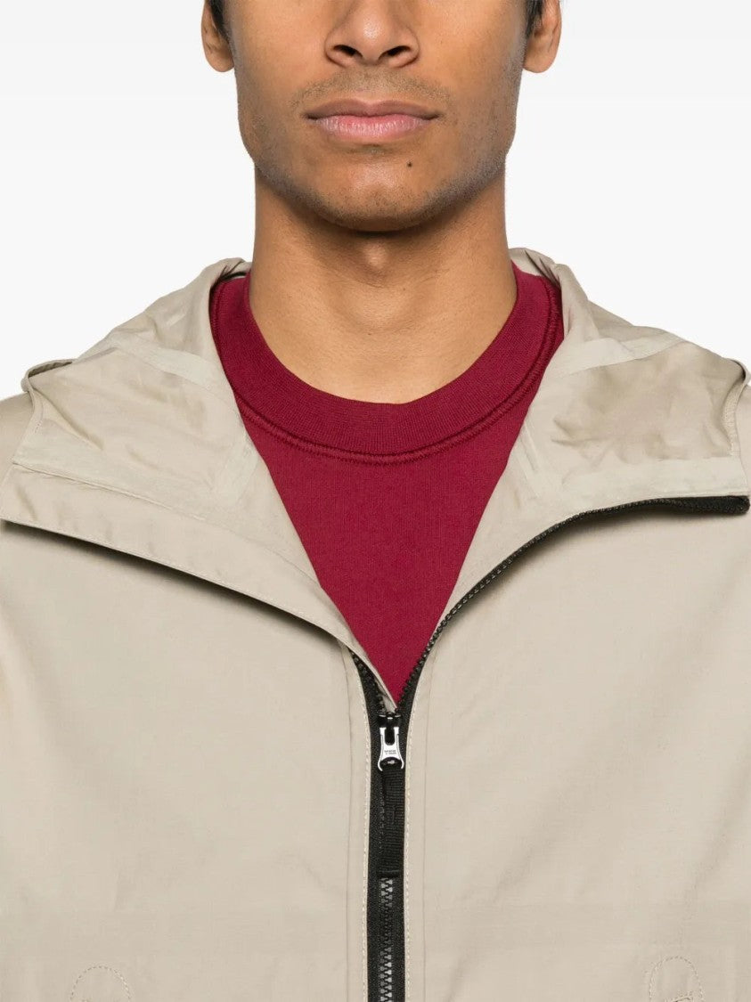 Stone Island Wind-Resistant Blush Beige Watro-Tc Jacket
