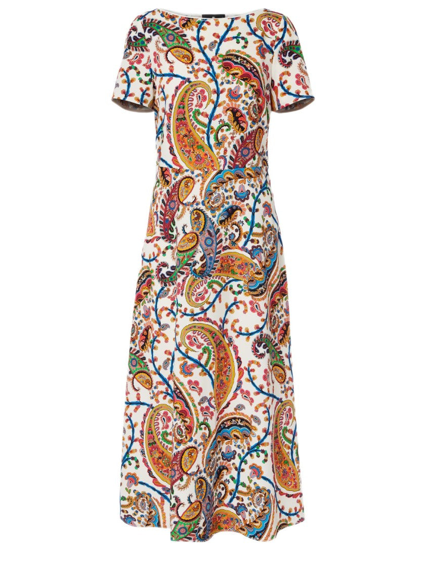 Etro Multicolor Paisley Print Regular Dress