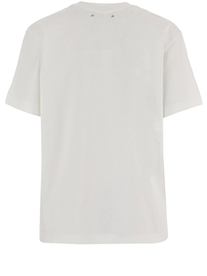 Golden Goose Cotton Double Star Back T-Shirt