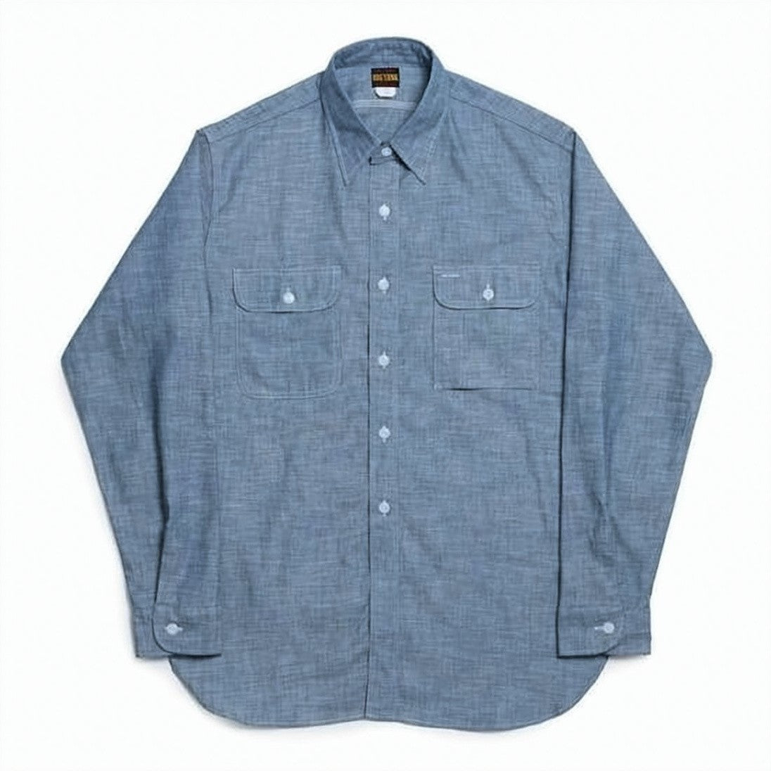 Other Brands Textured Long-Sleeve Button-Up Shirt