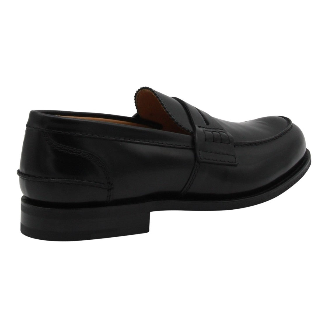 Church's Polished Leather Penny Loafers With Rounded Toe
