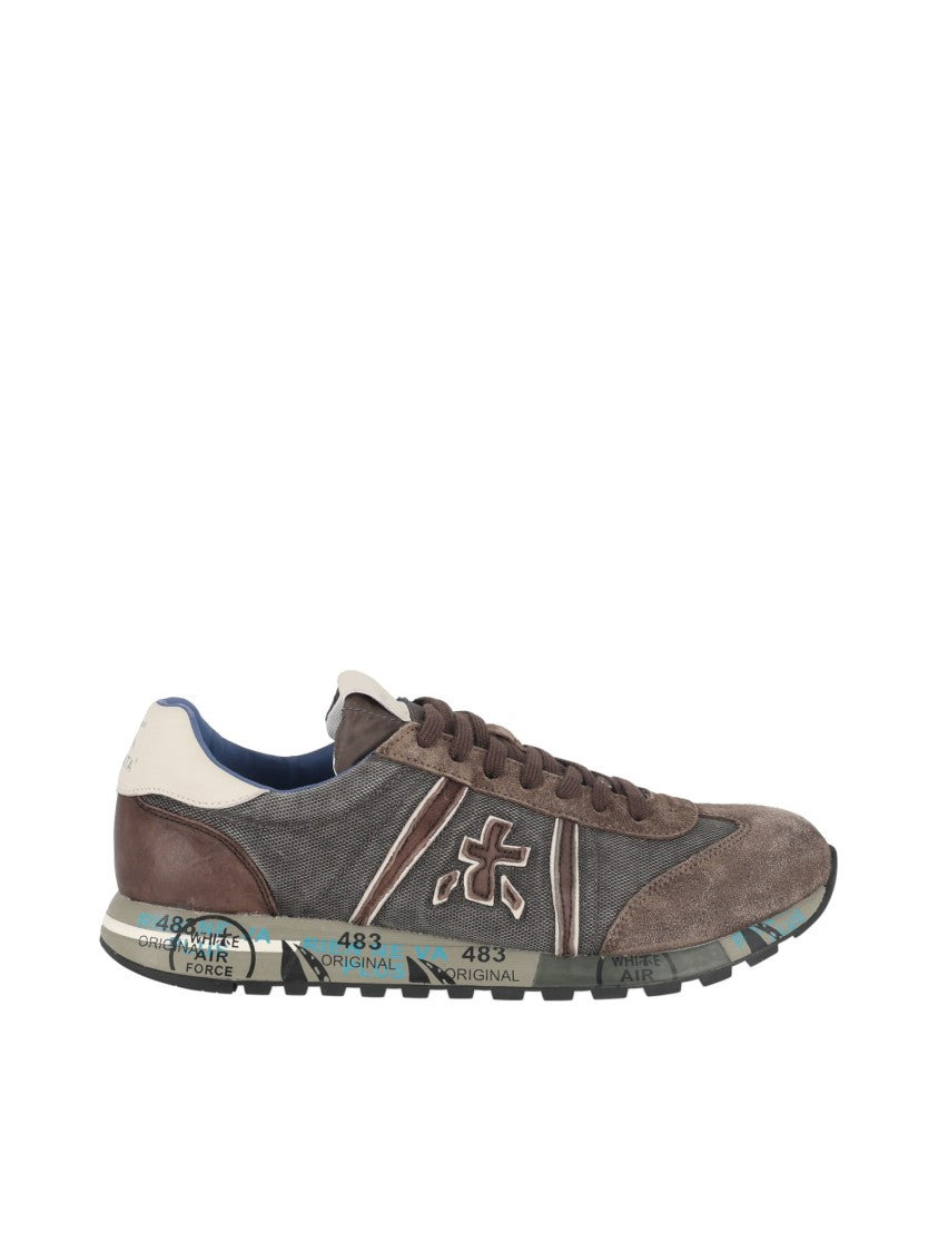 Premiata Brown Lucy Suede Leather Sneakers
