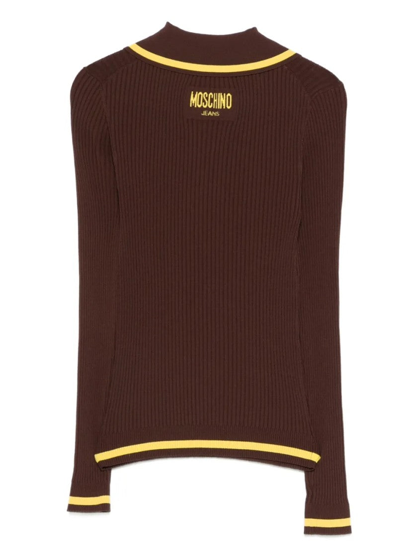 Moschino Classic Knit Sweater With Fitted Silhouette