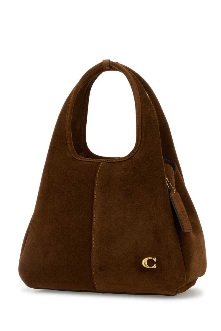 Coach New York Caramel Suede Handbag