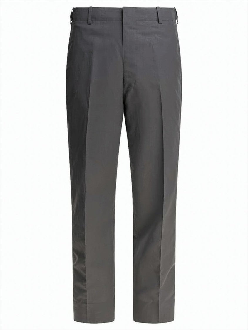 Kaptain Sunshine Tailored Straight-Leg Pants With Smooth Matte Finish