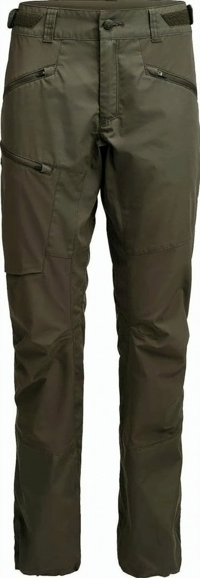 Lundhags Multi-Textured Straight Pants With Reinforced Details