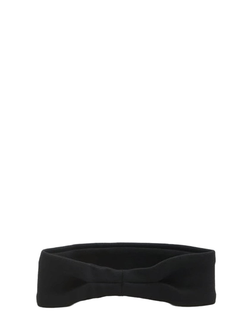 Celine Minimalist Black Wool Headband