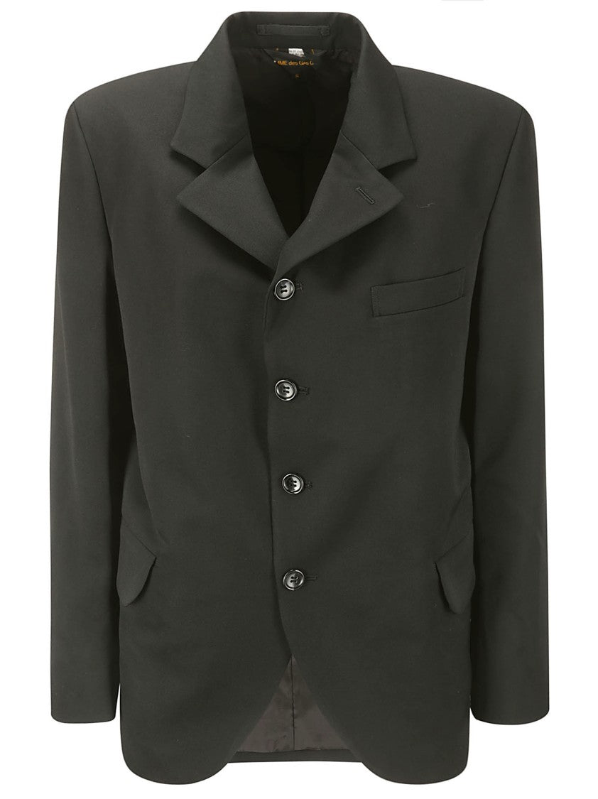 Comme Des Garçons Single -Breasted Jacket With Structured Straps