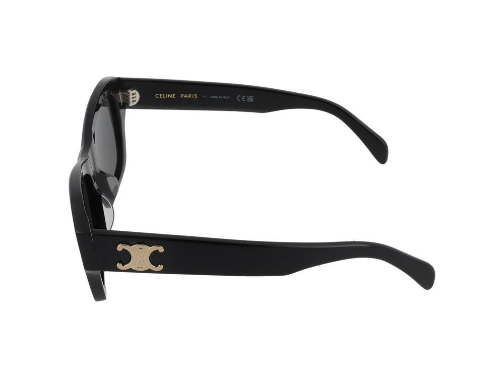 Celine Oversized Square Frame Logo Detail Sunglasses