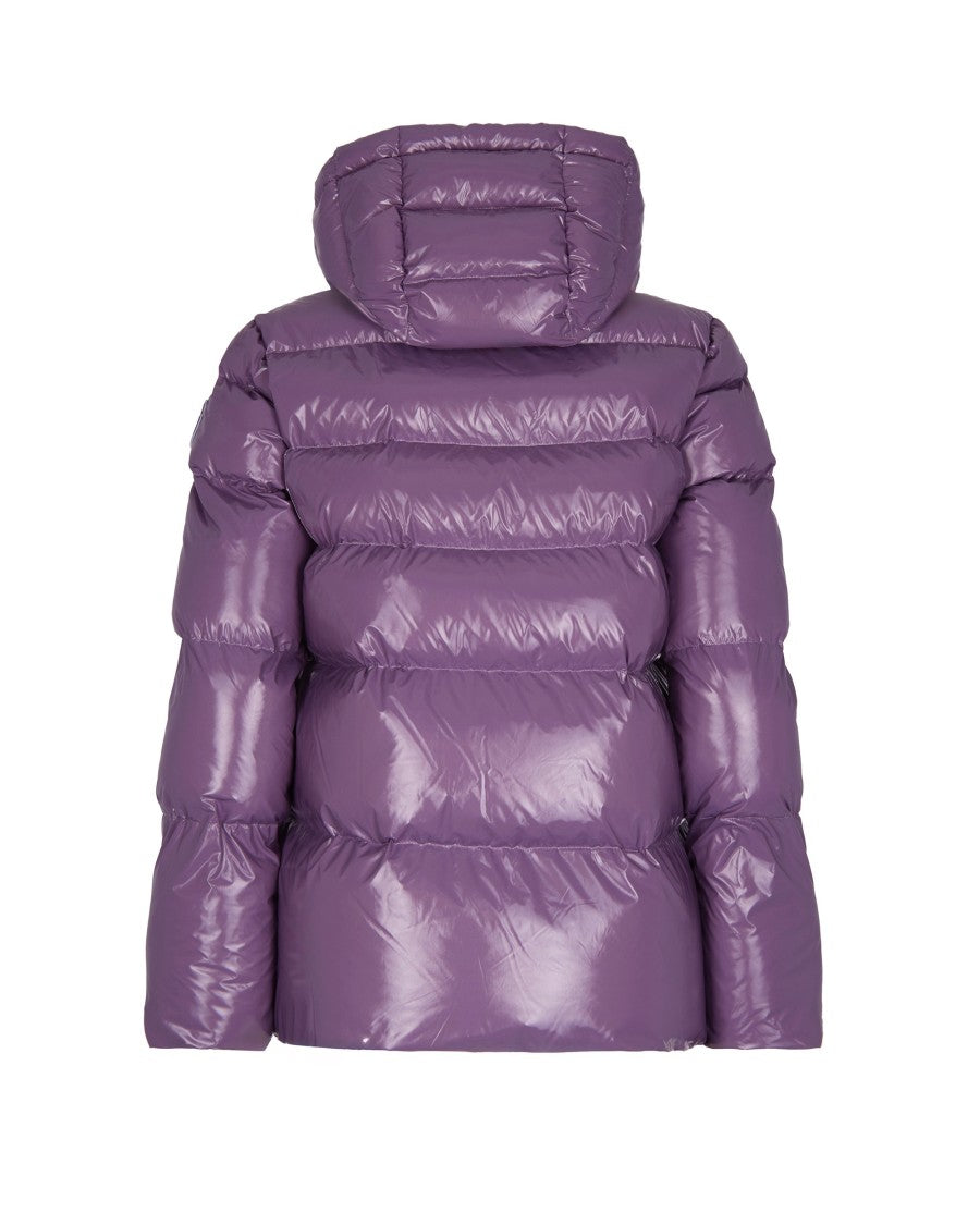 Pinko Piumino Caban Crystal Nylon Viola