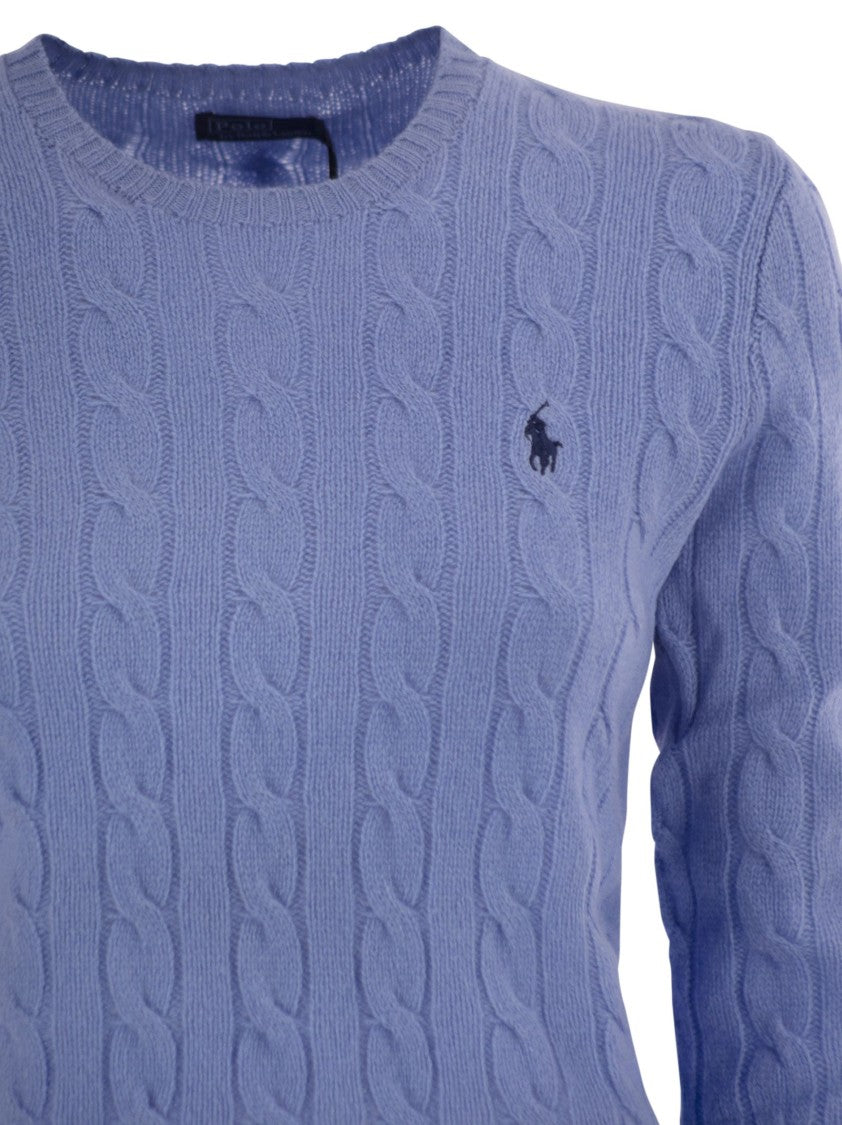 Polo Ralph Lauren Plaited Wool And Cashmere Crew-Neck
