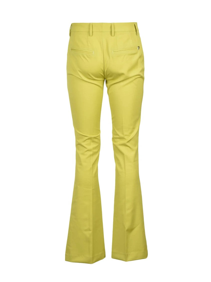 Dondup Lexi Wool Trousers - Fluorescent Yellow