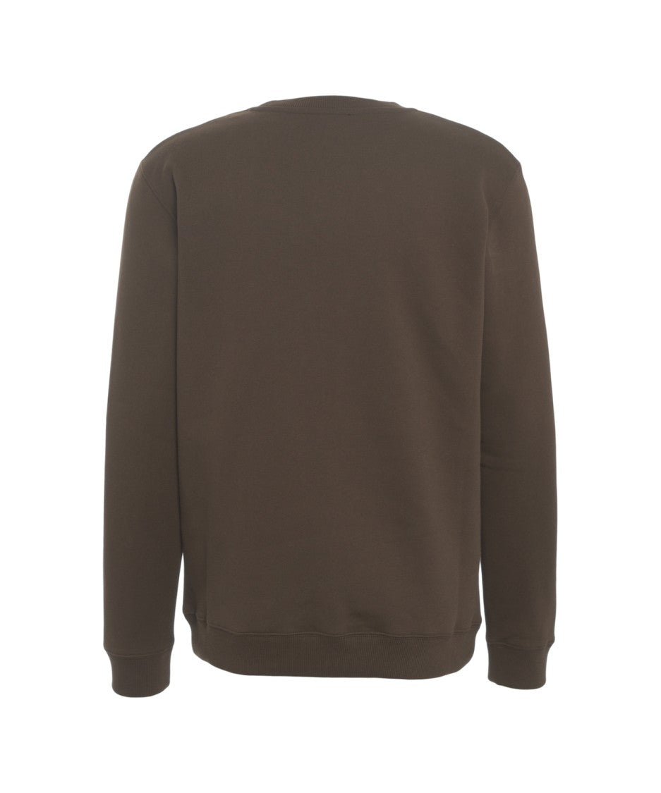 Dondup Timeless Brown Crew Neck Sweatshirt