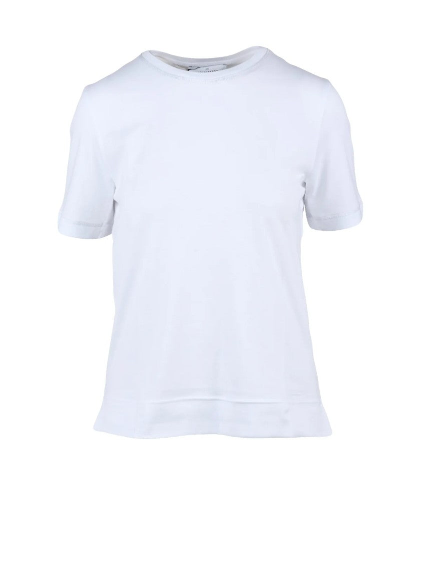 Gran Sasso Essential White Crew Neck Cotton T-Shirt