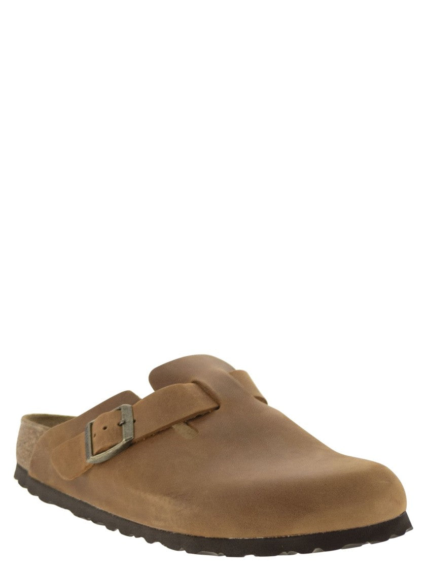 Birkenstock Boston - Oiled Leather Sabot