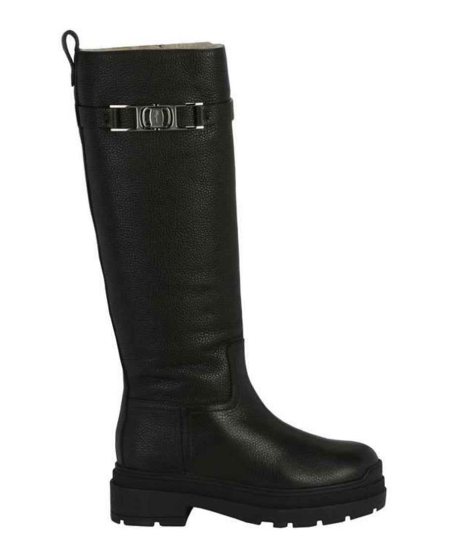 Ferragamo Ryder F Knee-High Boots