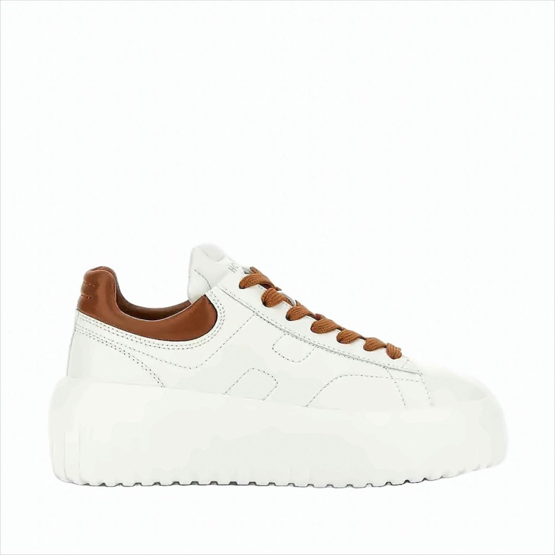 Hogan Elegant White Leather Sneakers