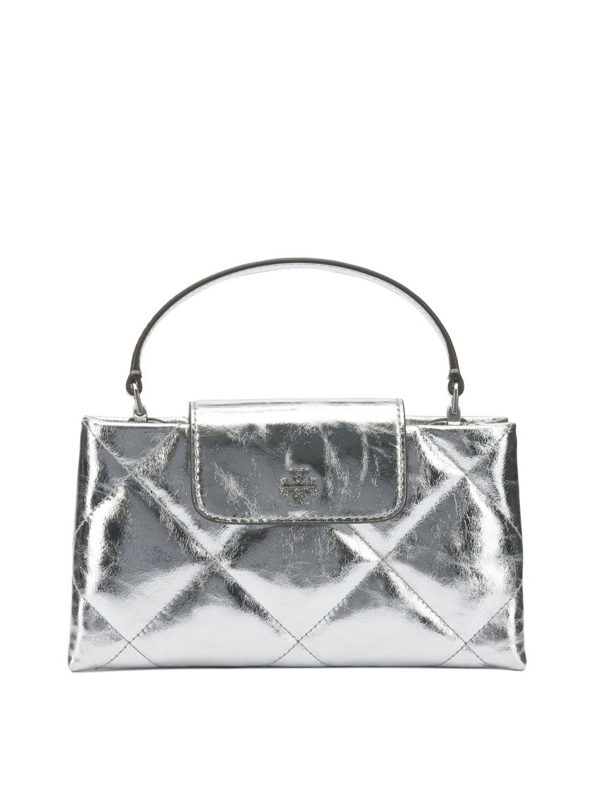 Tory Burch Quilted Metallic Leather Shoulder Bag