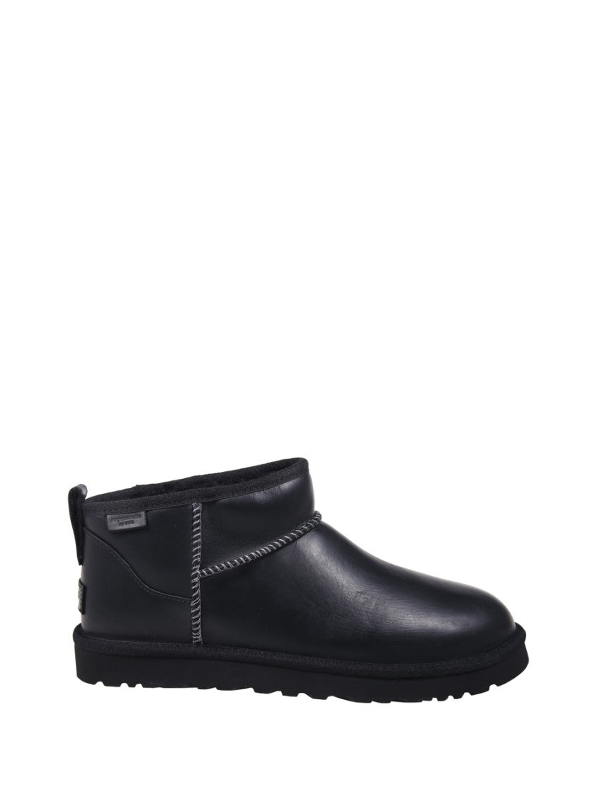 Ugg M Classic Ultra Mini Lthr Regen Boot
