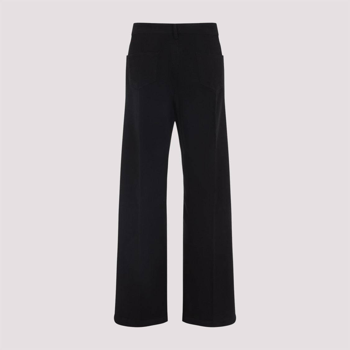 Rick Owens Wide-Leg Pants With Classic Five-Pocket Design And High Waist