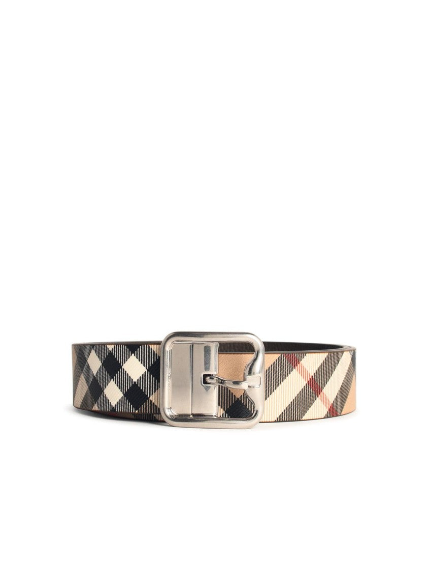 Burberry Reversible Sand Leather Belt