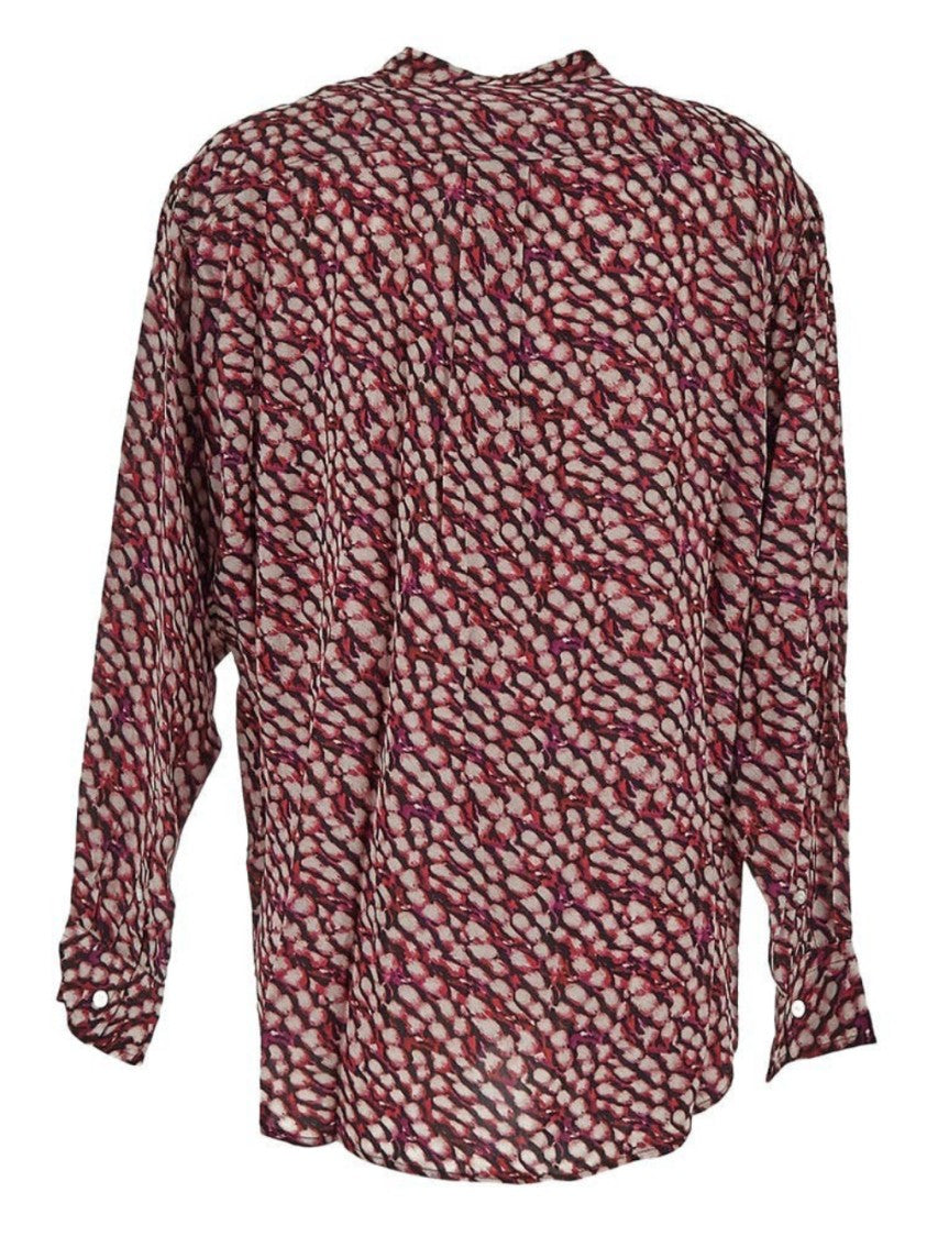 Isabel Marant Viscose Rayon Blouse With Abstract Pattern